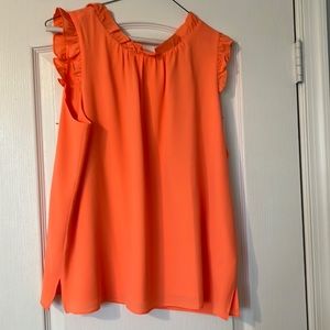 Lilly Pulitzer Talisa Top - L -Tangelo EUC only worn a few times